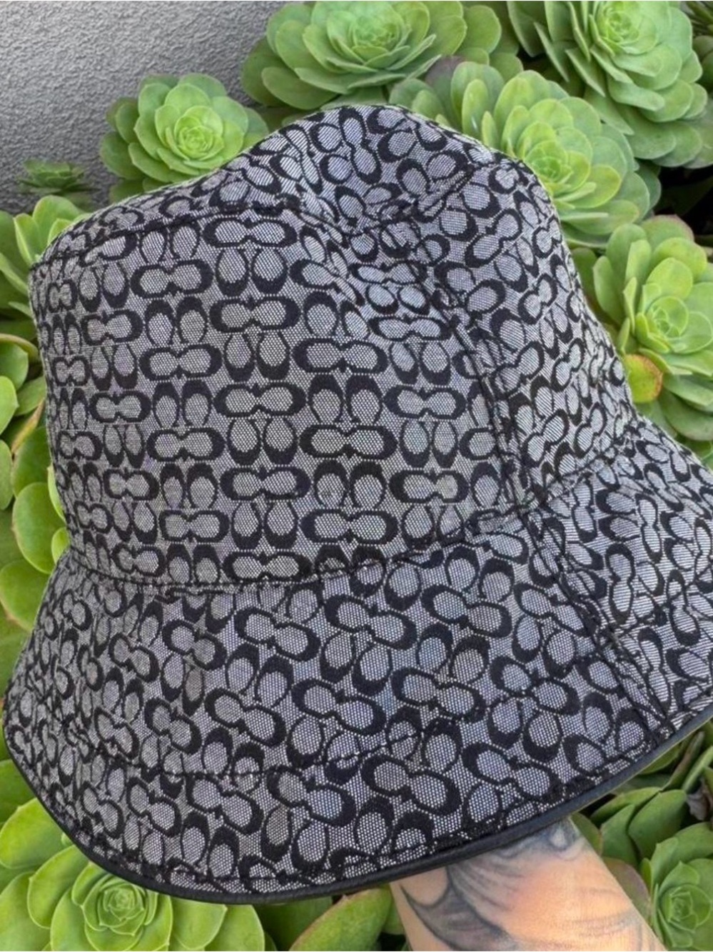 Coach Monogram Bucket Hat